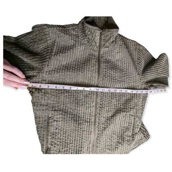 Woolrich Light Olive Zip Front Jacket Size Small - Picture 9 of 16